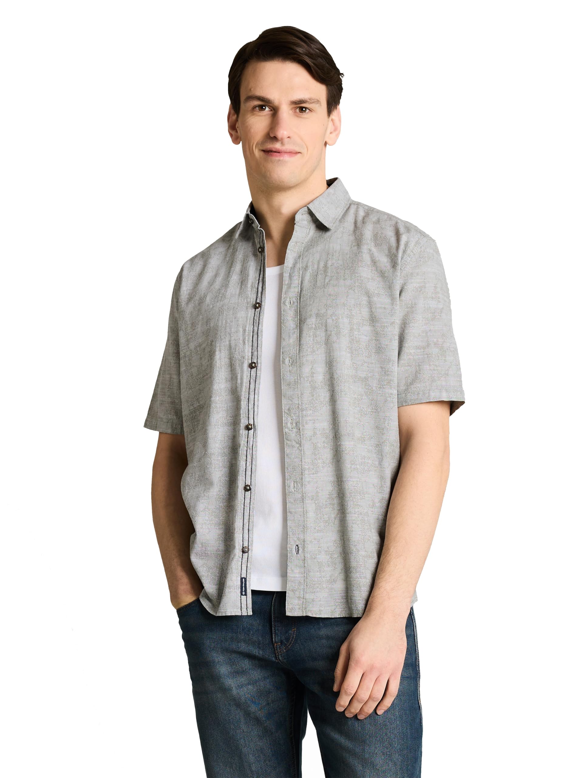 tom-tailor-comfort-fit-hemd-mit-muster-herren image 7