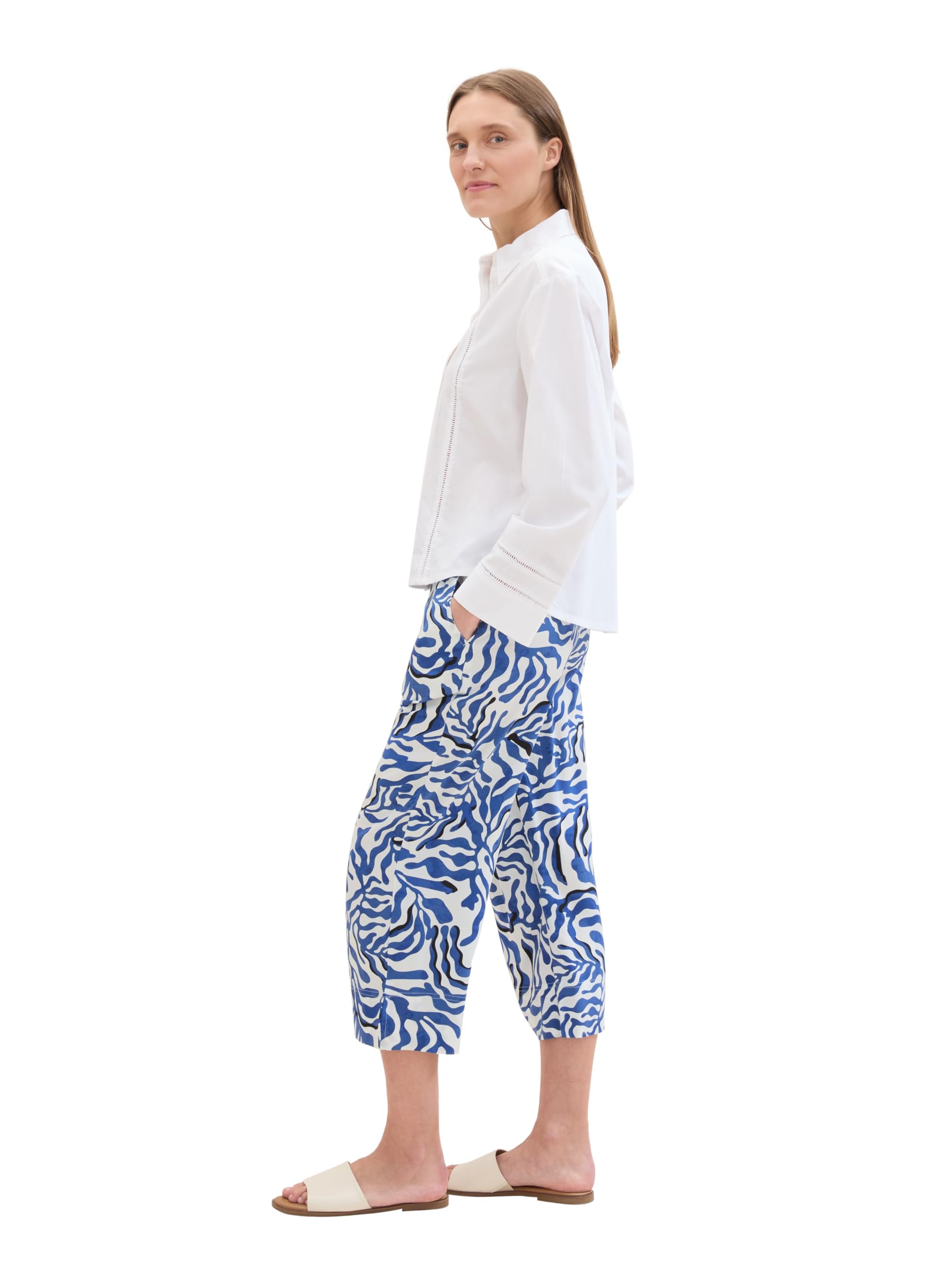 tom-tailor-damen-culotte-hose-mit-muster image 7
