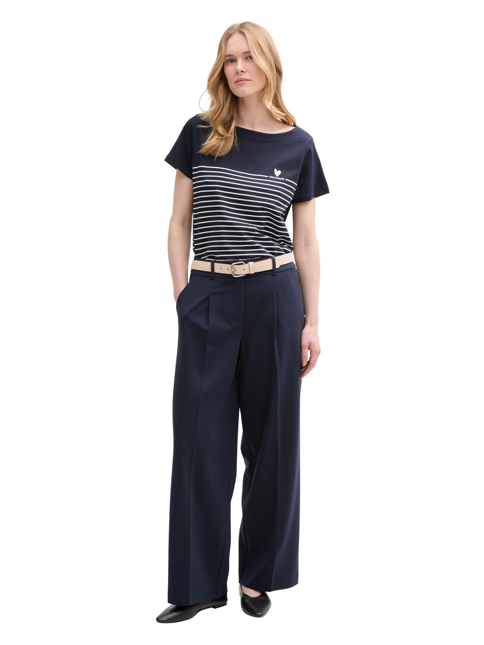tom-tailor-t-shirt-damen-mit-streifenmuster image 2