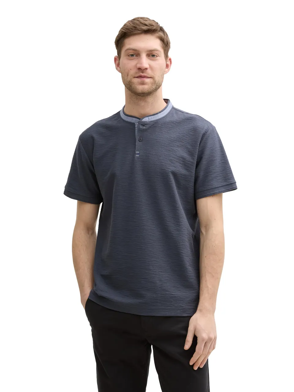 tom-tailor-herren-poloshirt-mit-stehkragen image 1