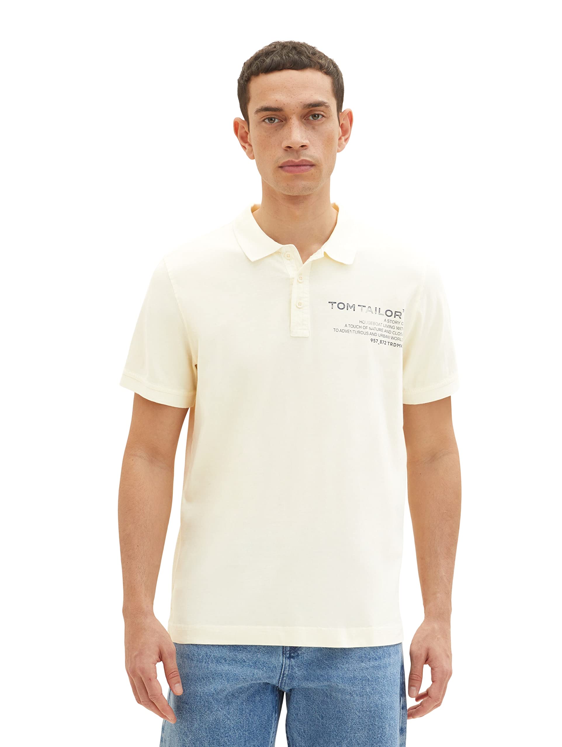 tom-tailor-herren-poloshirt-im-washed-look-regular-fit-polo image 1