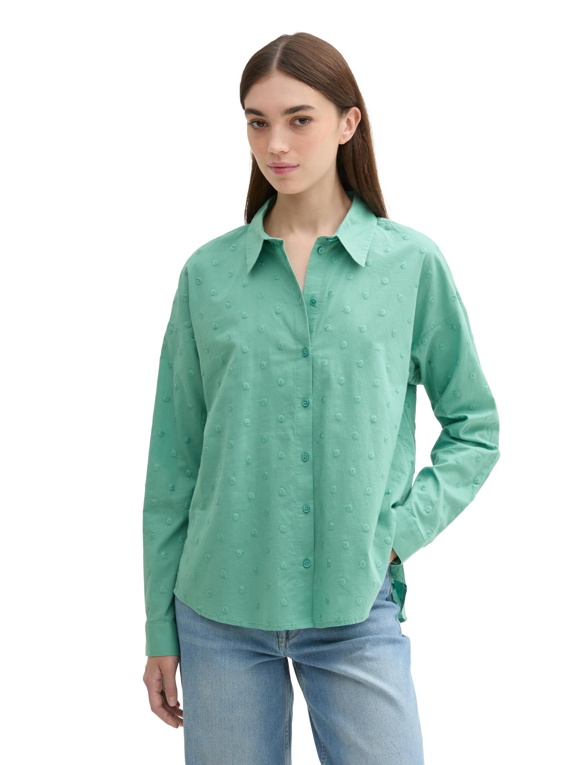 tom-tailor-denim-damen-bluse-p-nktchen-muster image 8