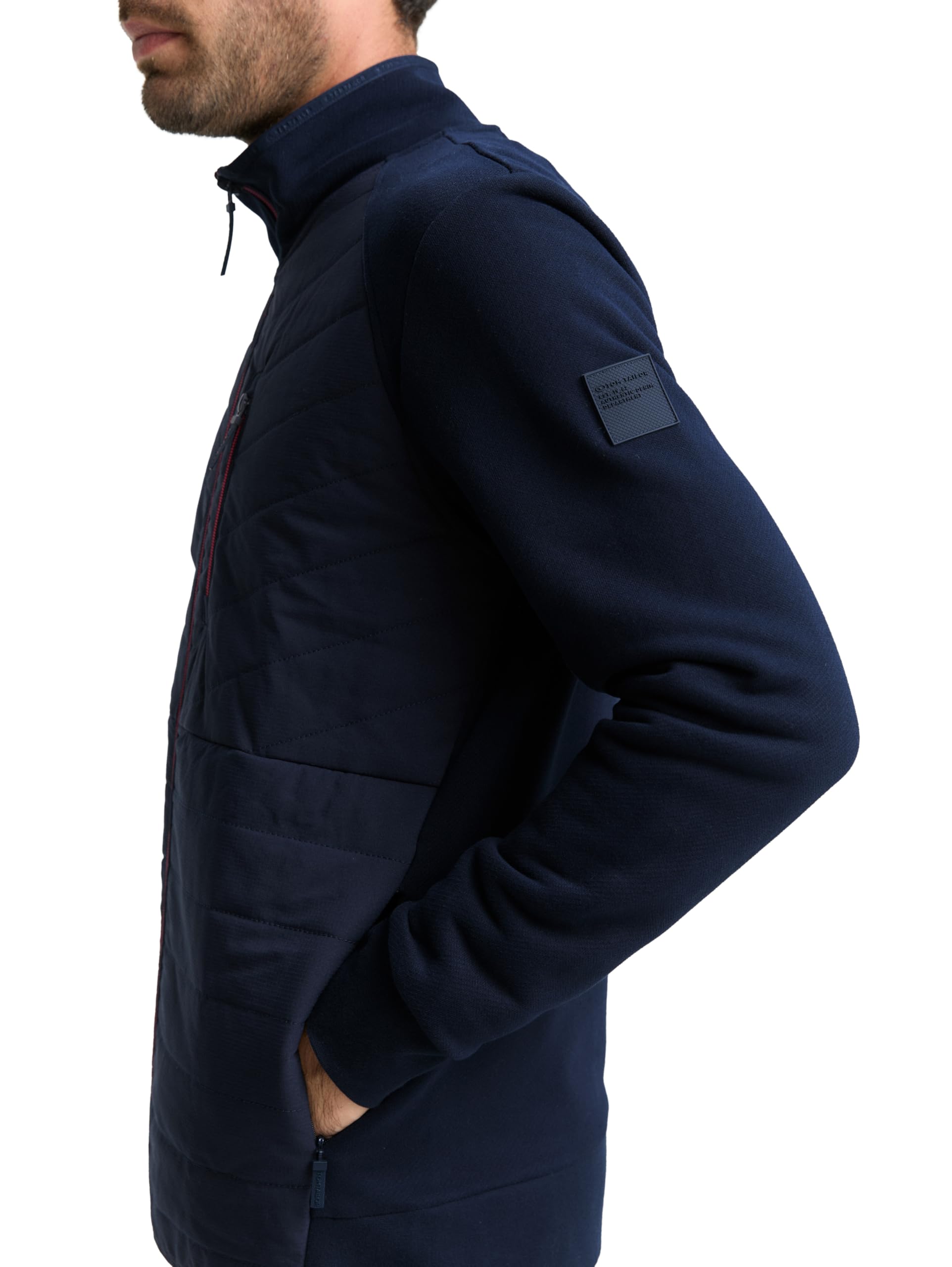 tom-tailor-herren-1047772-hybrid-sweatjacke-steppung image 6