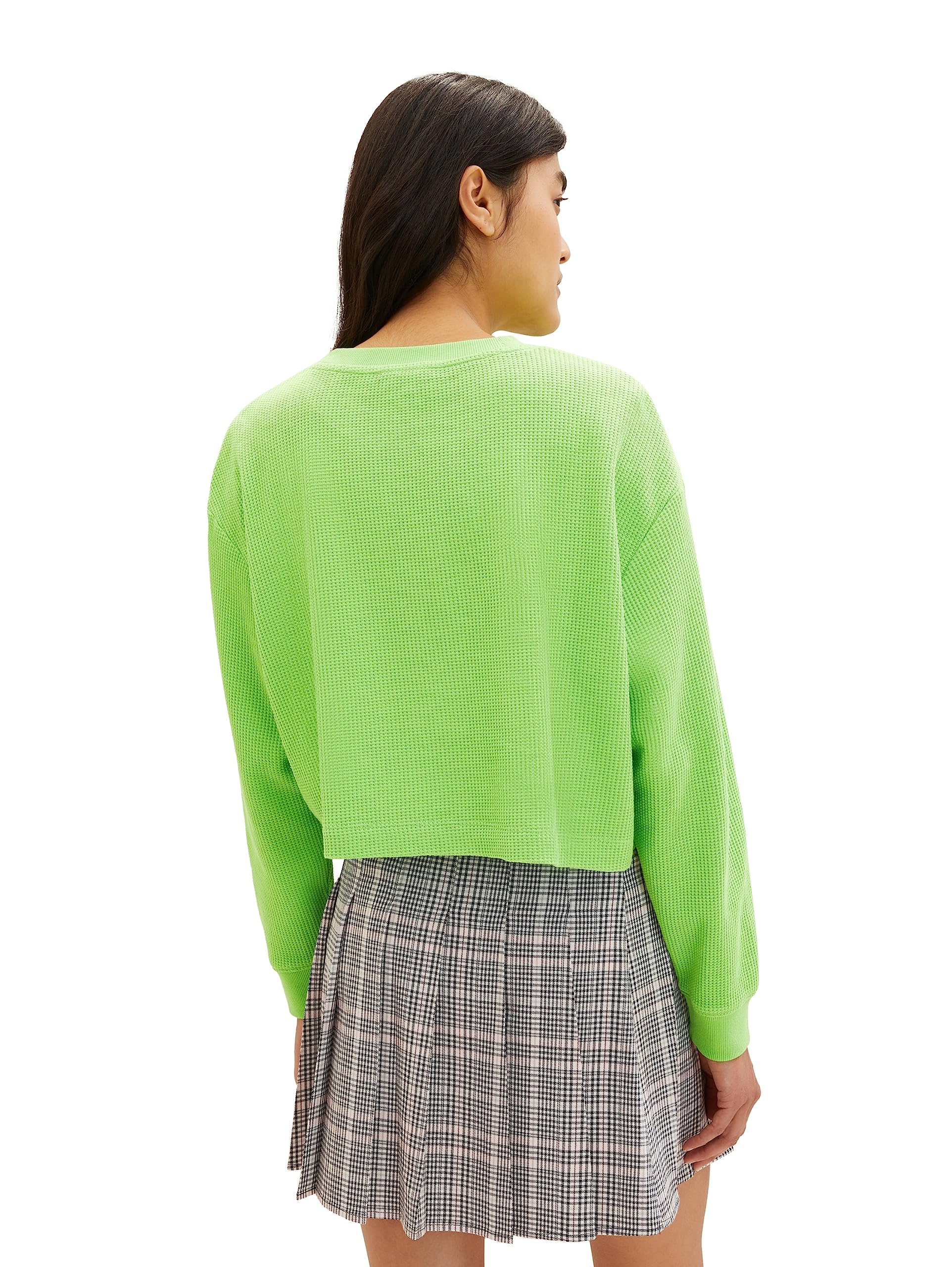 tom-tailor-denim-damen-cropped-basic-sweatshirt-1038310 image 3