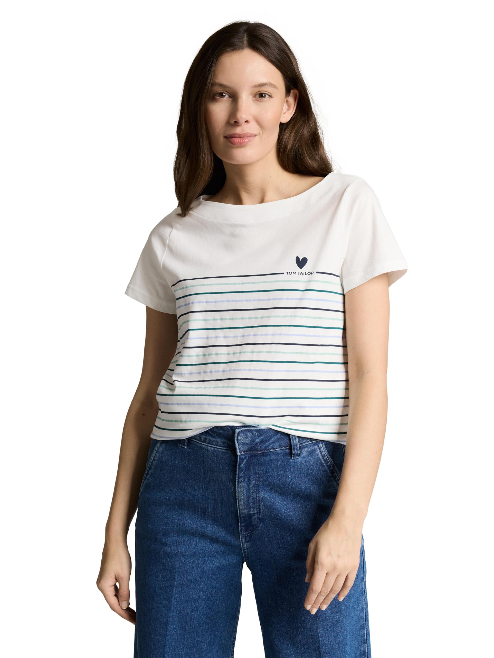 tom-tailor-t-shirt-damen-mit-streifenmuster image 6