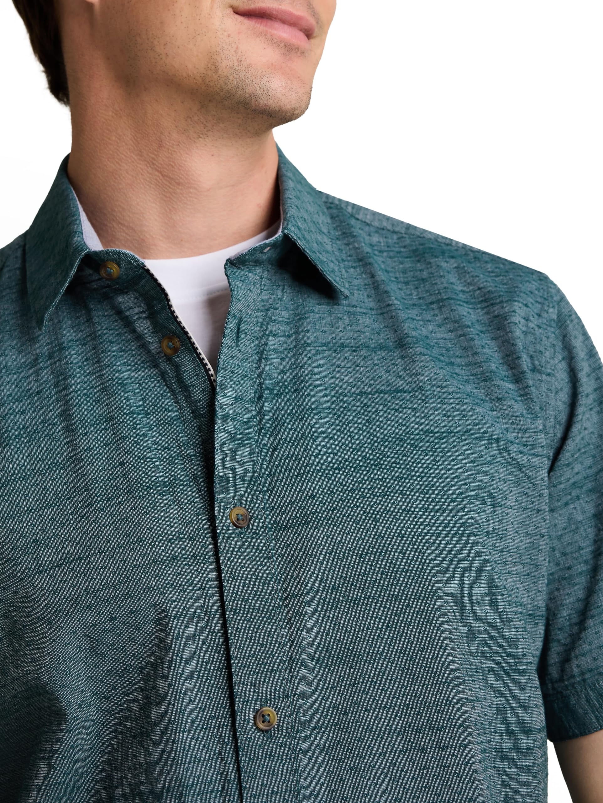 tom-tailor-1053339-herren-regular-fit-kurzarmhemd-aus-baumwolle image 4