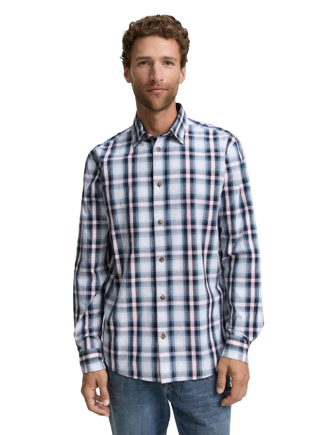 tom-tailor-herren-1047324-regular-fit-hemd-mit-karo-muster image 1