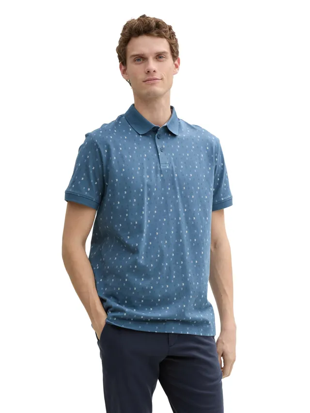 tom-tailor-herren-poloshirt-mit-muster-3 image 1