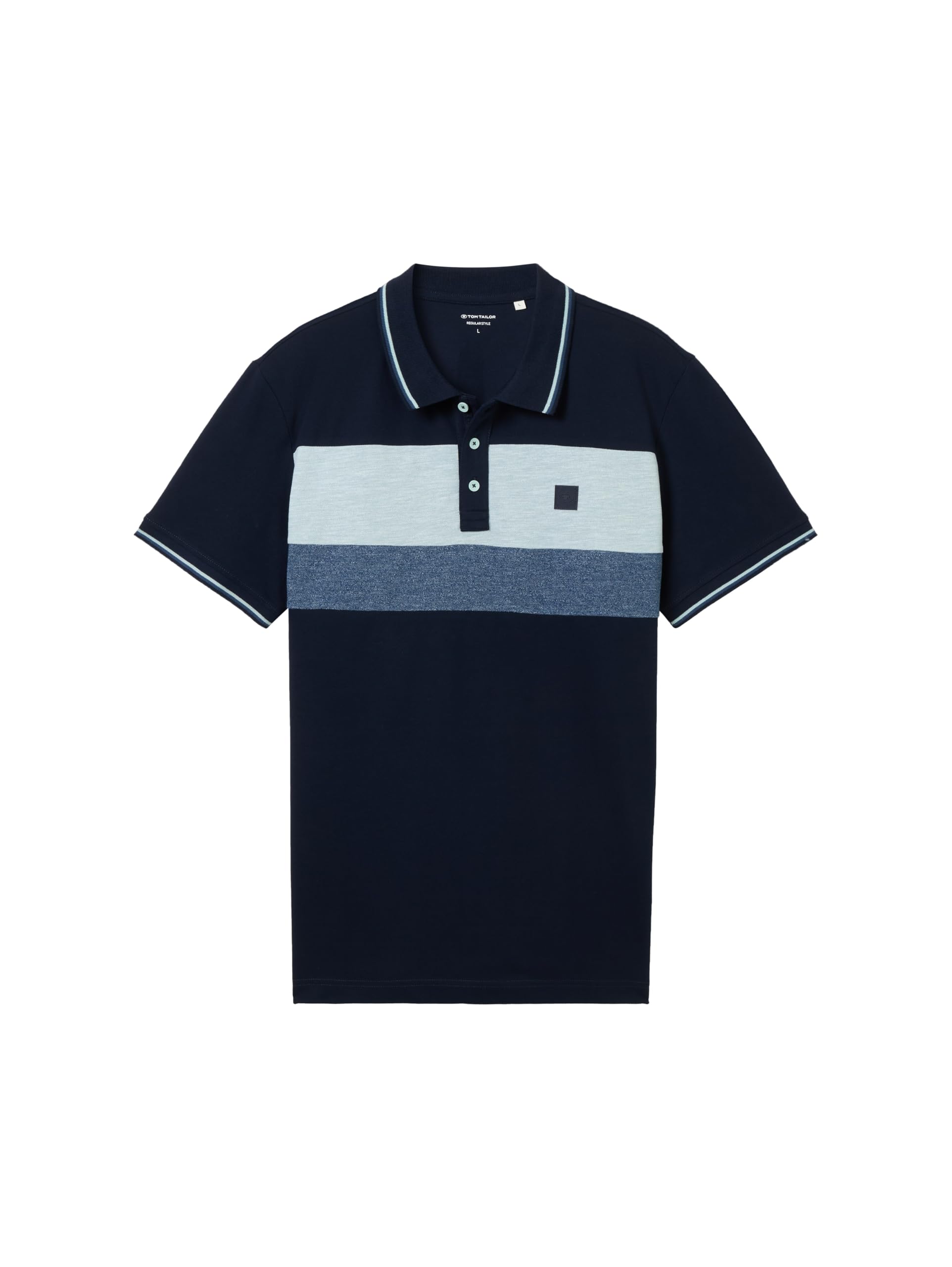 tom-tailor-herren-1043288-piqu-poloshirt-mit-block-streifen image 5