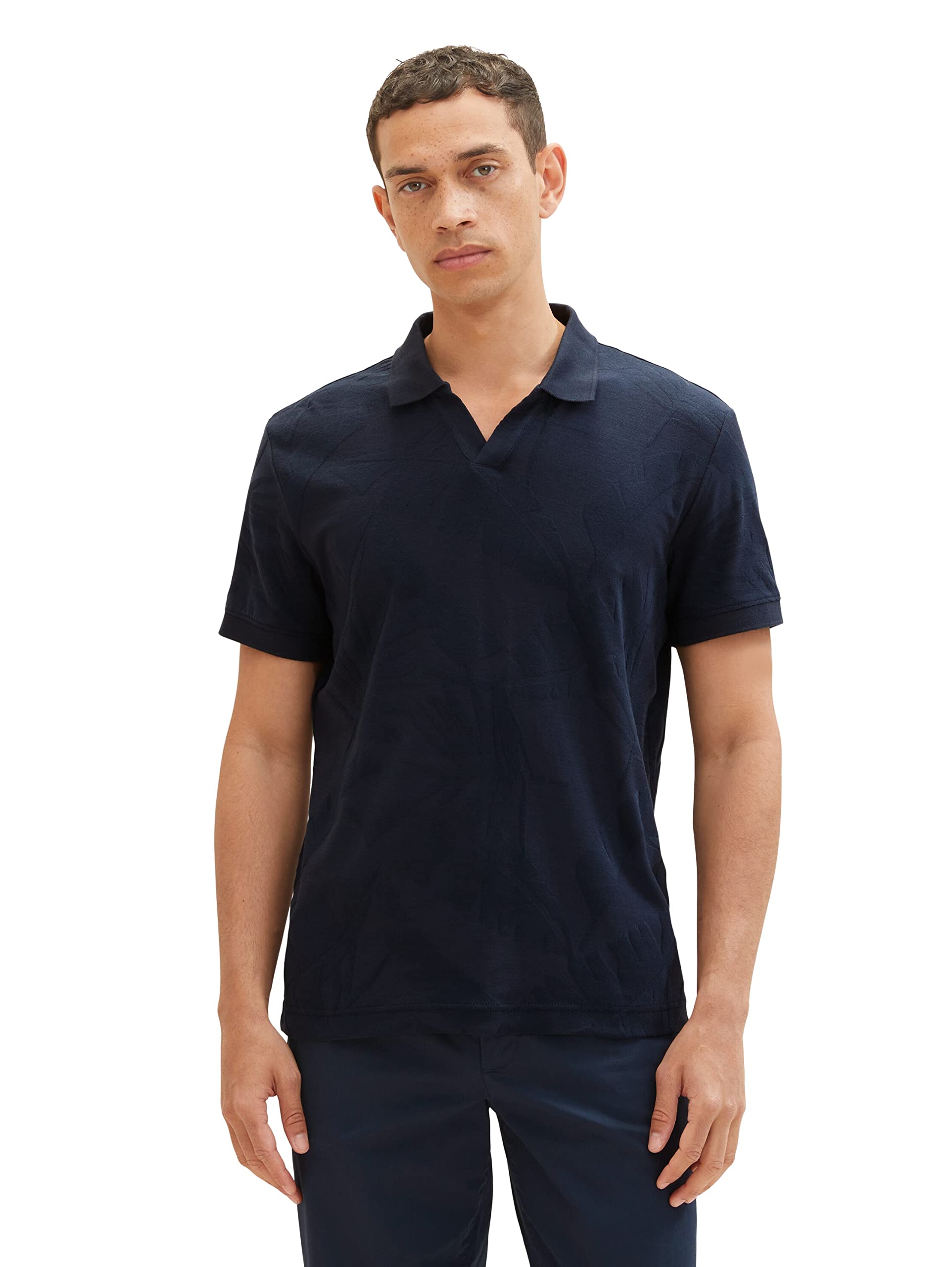 tom-tailor-herren-jacquard-poloshirt-mit-palmen-muster image 7