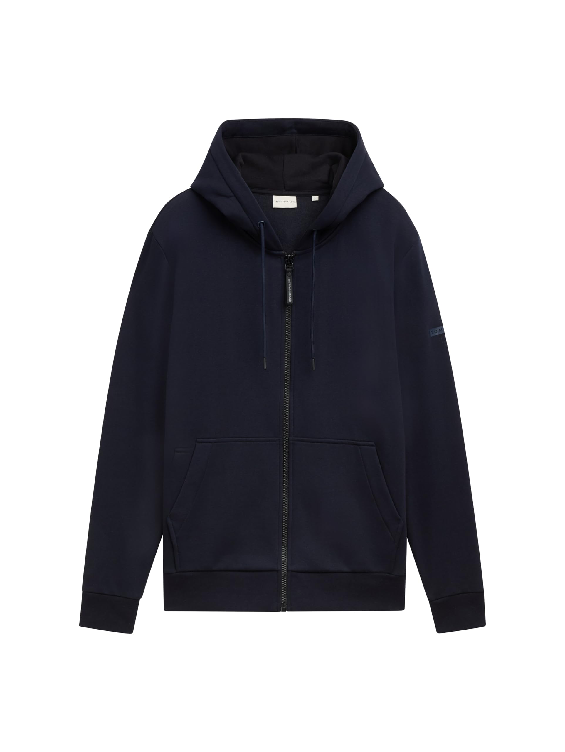 tom-tailor-herren-hoodie-sweatjacke-mit-k-ngurutasche image 4