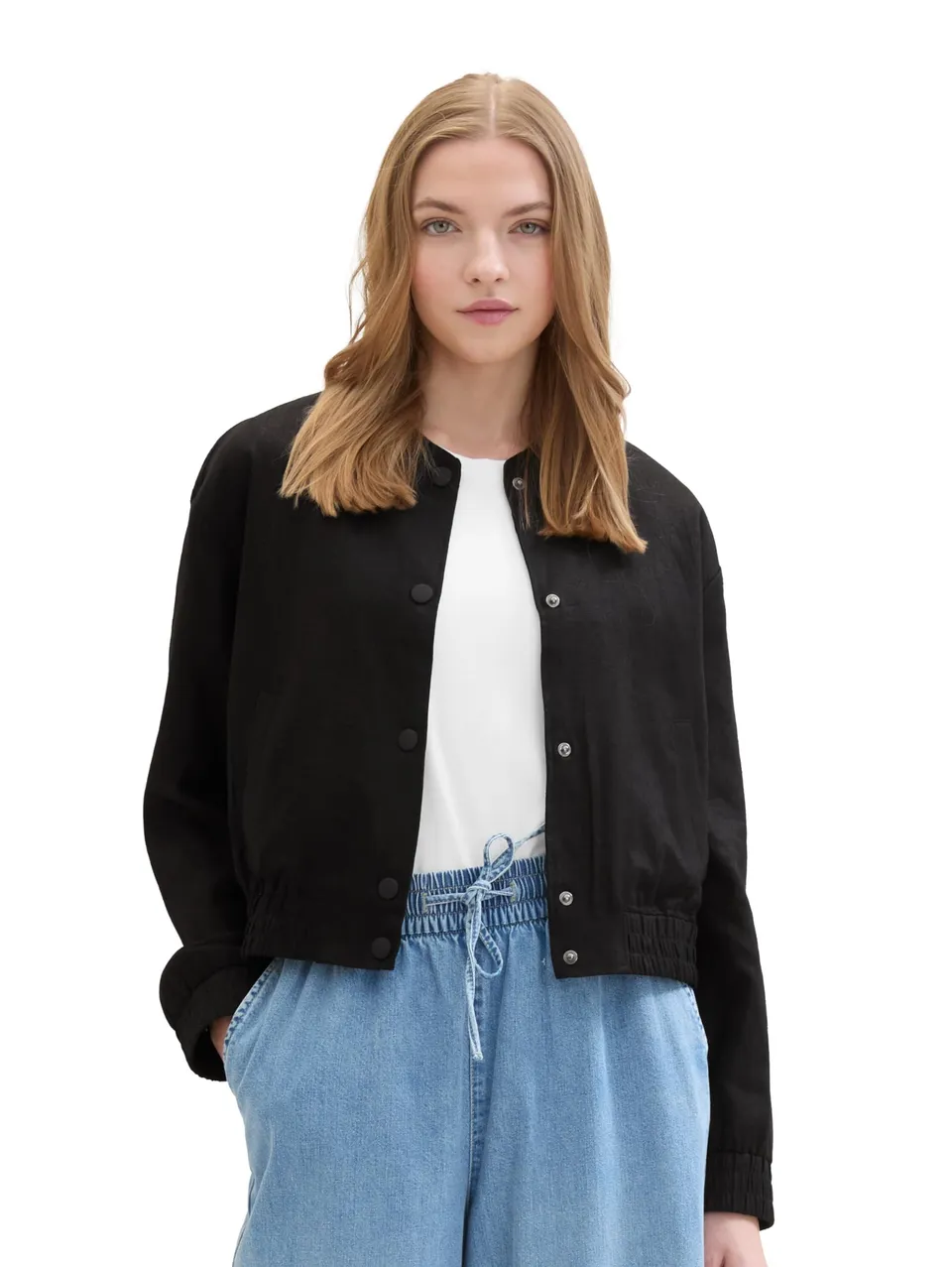 tom-tailor-denim-damen-bomber-blazer image 1