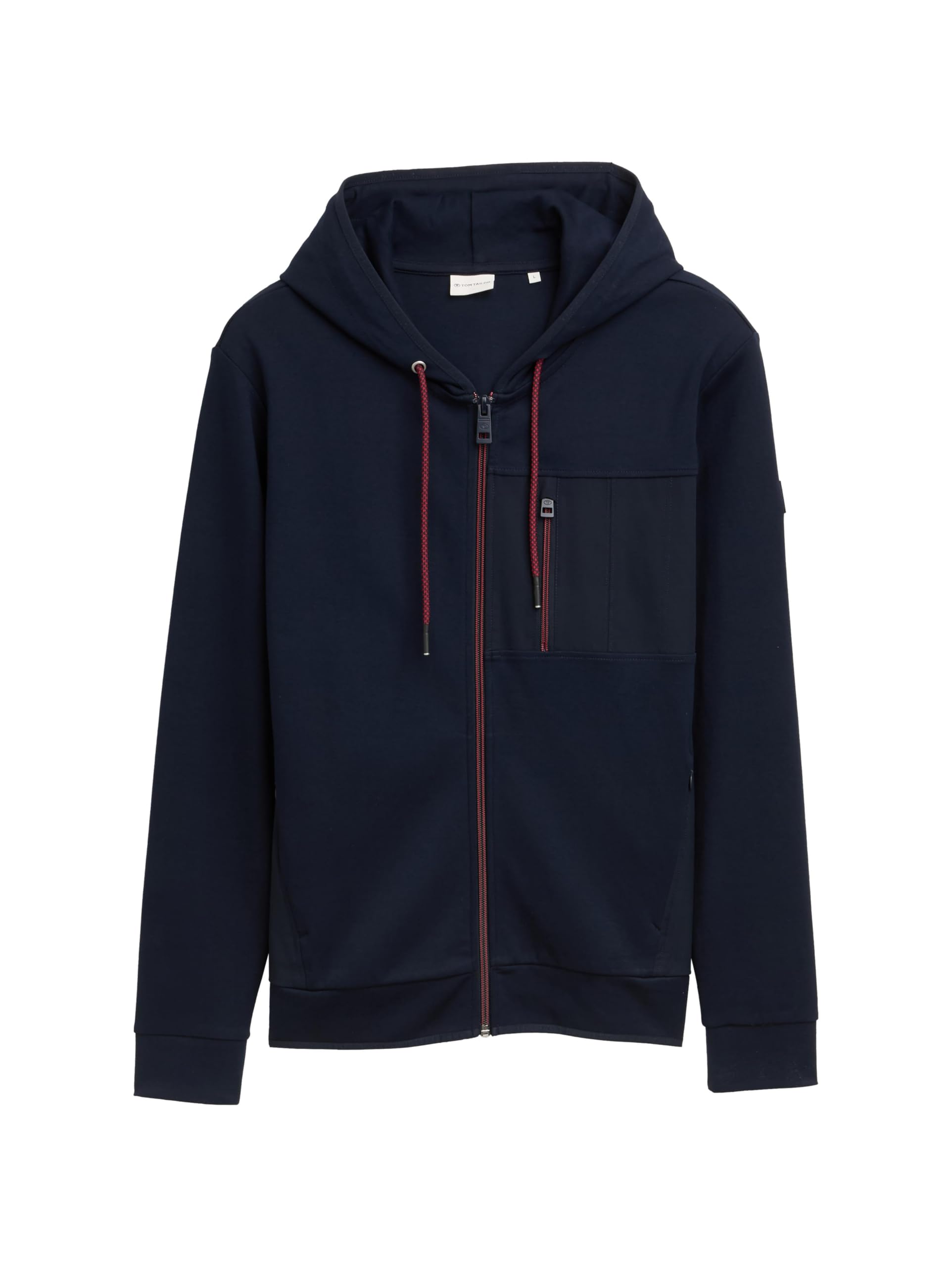 tom-tailor-1047831-hoodie-sweatjacke-brusttasche-herren image 1