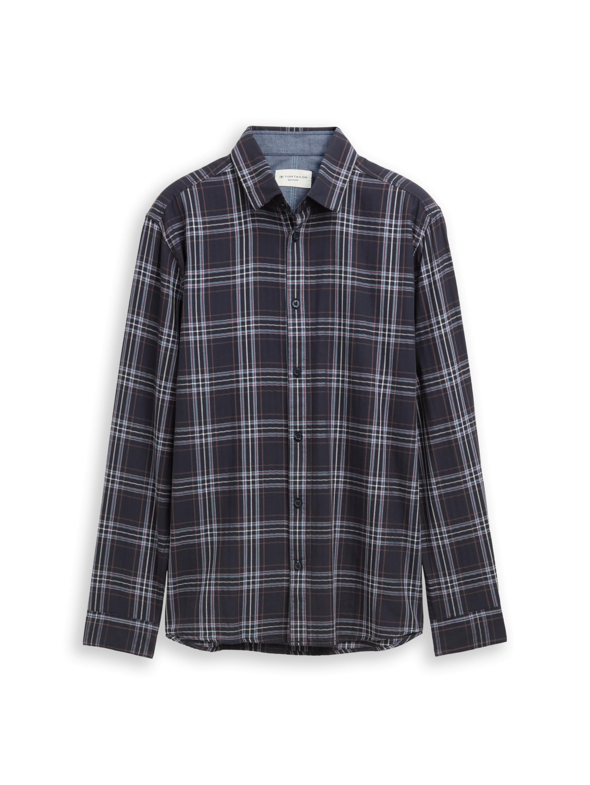 tom-tailor-herren-1048428-regular-fit-flanell-hemd-mit-muster image 1