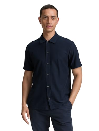 tom-tailor-herren-regular-fit-kurzarmhemd-aus-jersey image 8