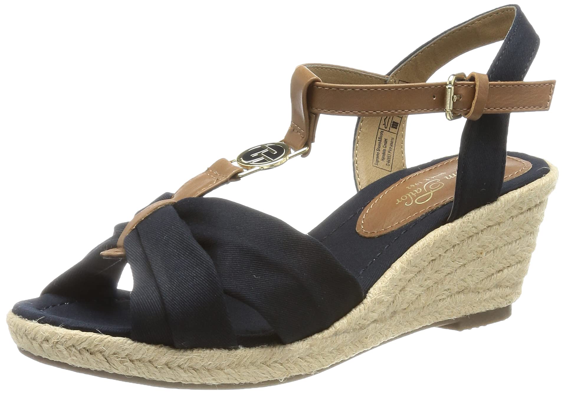 tom-tailor-damen-keilsandalette-1190902-mit-kn-chelriemen image 1