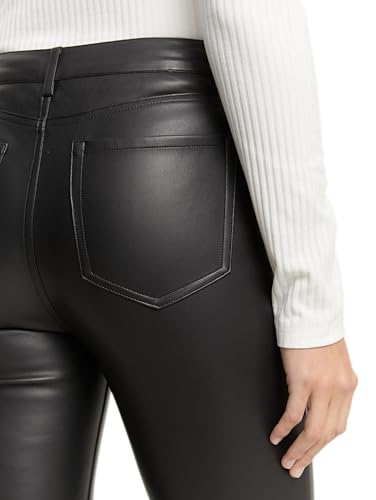 tom-tailor-denim-damen-flared-hose-in-lederoptik-1048873 image 8