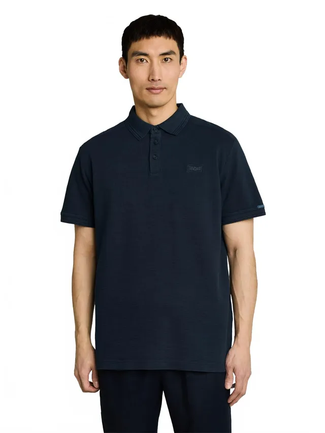 tom-tailor-1053281-herren-piqu-poloshirt-mit-logo-badge-regular-fit image 1