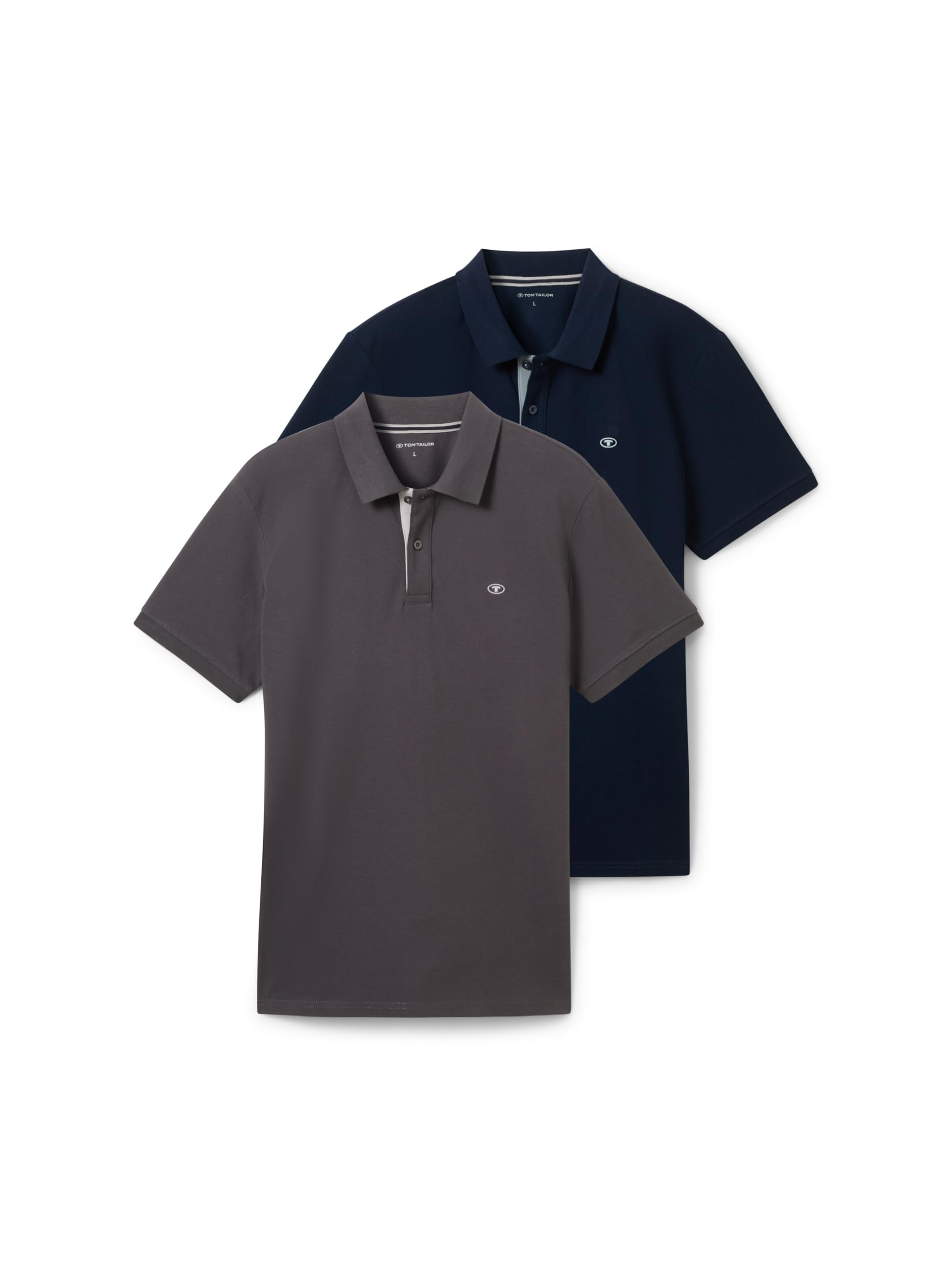 tom-tailor-herren-doppelpack-poloshirt-basic-mit-logo-print-2er-set image 8