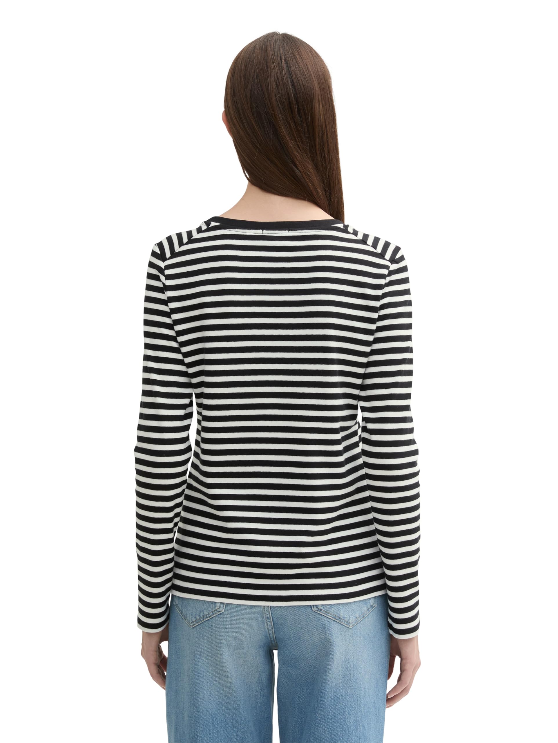 tom-tailor-denim-damen-longsleeve-mit-streifenmuster image 3