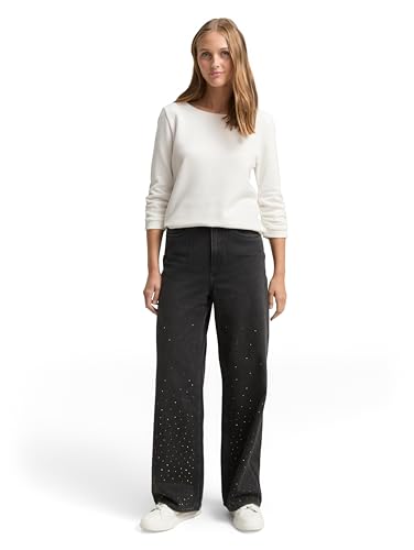 tom-tailor-denim-damen-1049053-fitted-sweatshirt-mit-raffungen-2 image 8