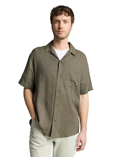 tom-tailor-regular-fit-hemd-mit-leinen-herren image 8