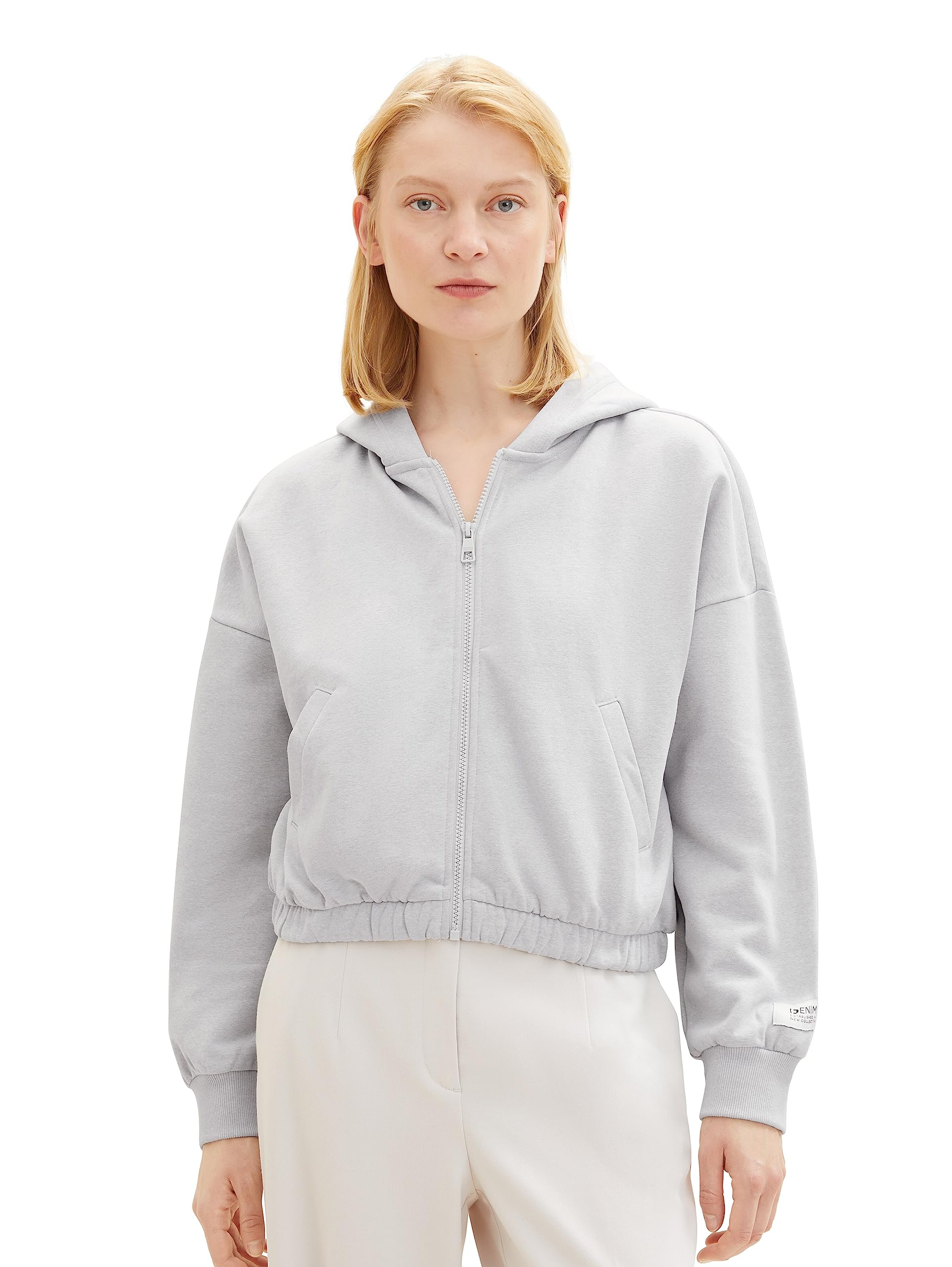 tom-tailor-denim-damen-1038373-cropped-sweatjacke-mit-kapuze-kurz-geschnittene-j image 8