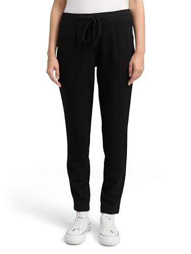 tom-tailor-damen-loose-slim-jacquard-hose-mit-kordelzug image 7