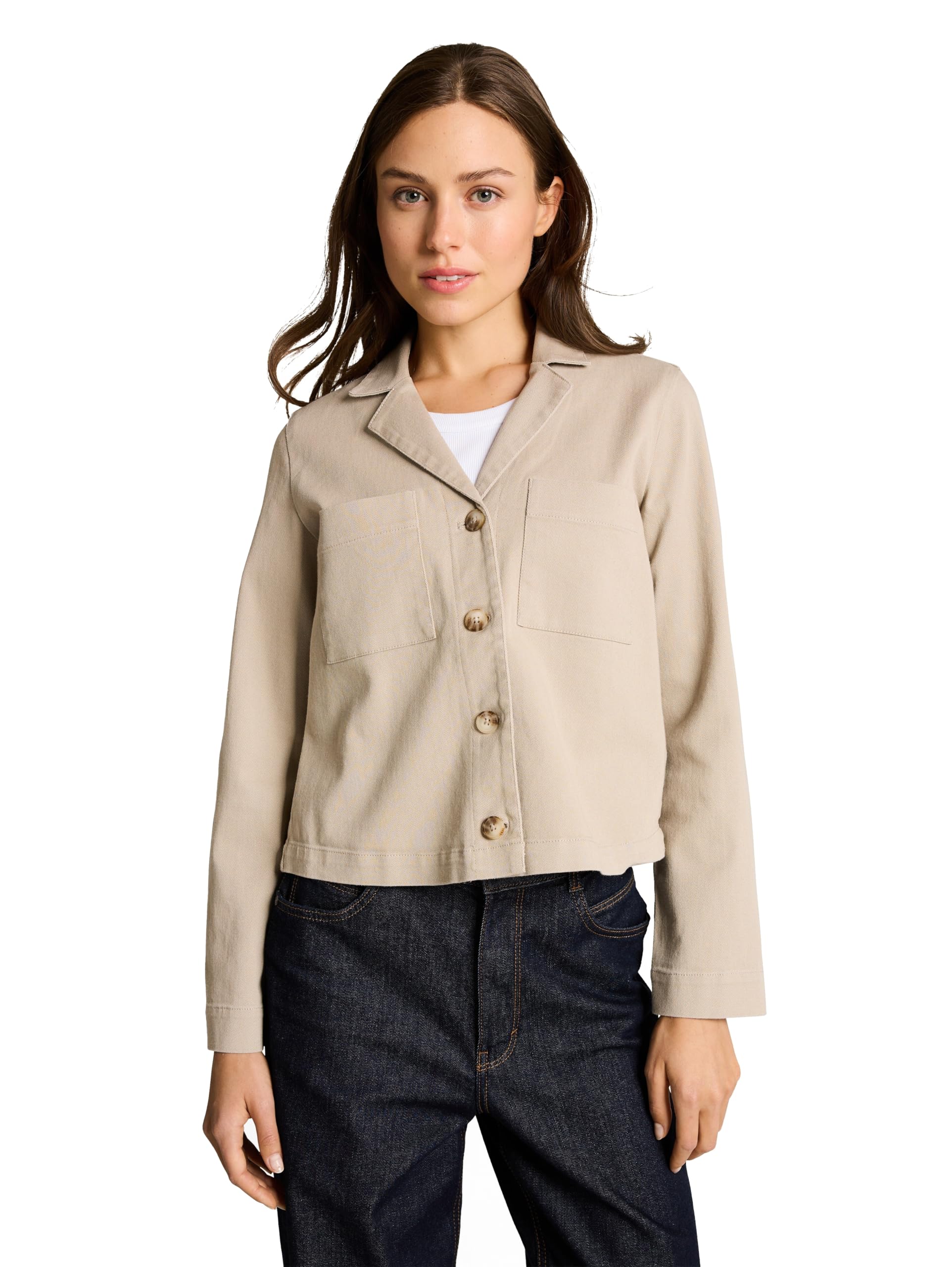 tom-tailor-damen-blazer-jacke-mit-twill image 1