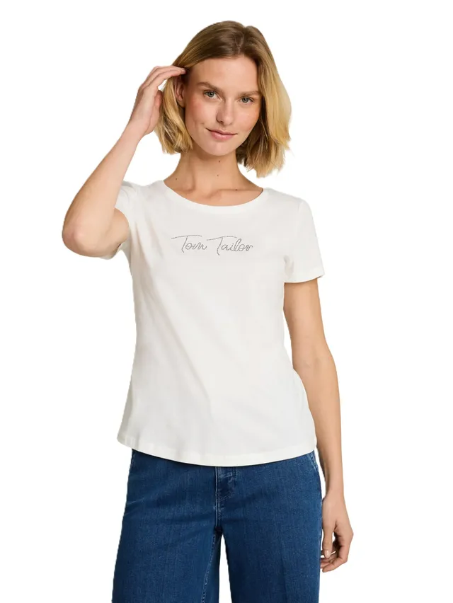 tom-tailor-damen-t-shirt-basic-regular-fit image 1