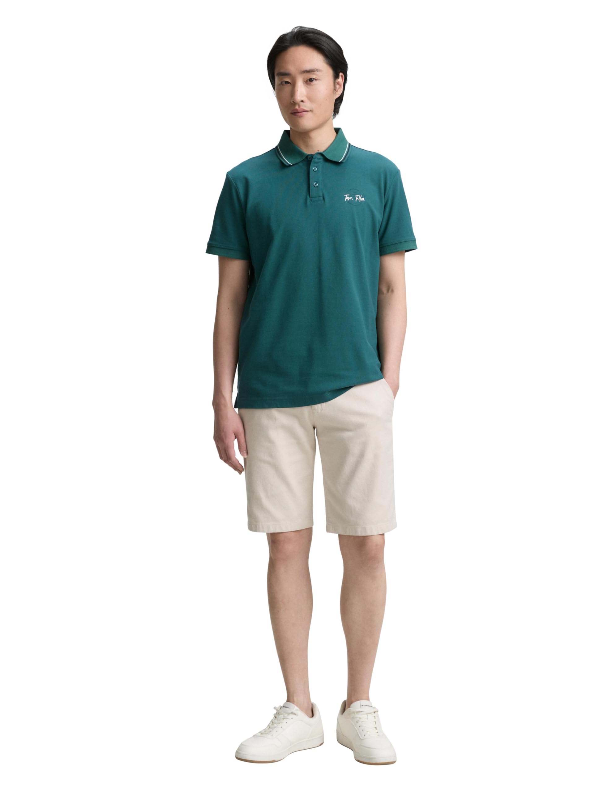 tom-tailor-herren-piqu-poloshirt-1047782-mit-print image 2