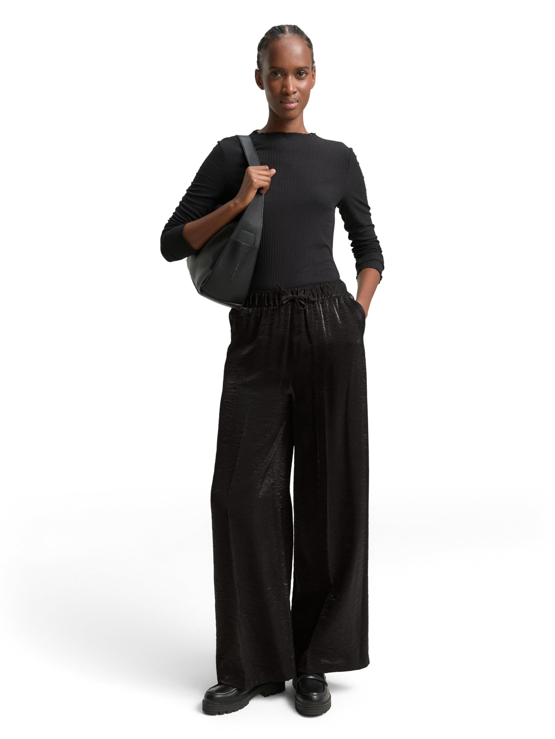 tom-tailor-denim-damen-wide-leg-palazzo-hose-1048876 image 3