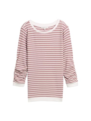 tom-tailor-denim-damen-1044659-basic-sweatshirt-mit-raffungen-sweatshirt-f-r-dam image 5