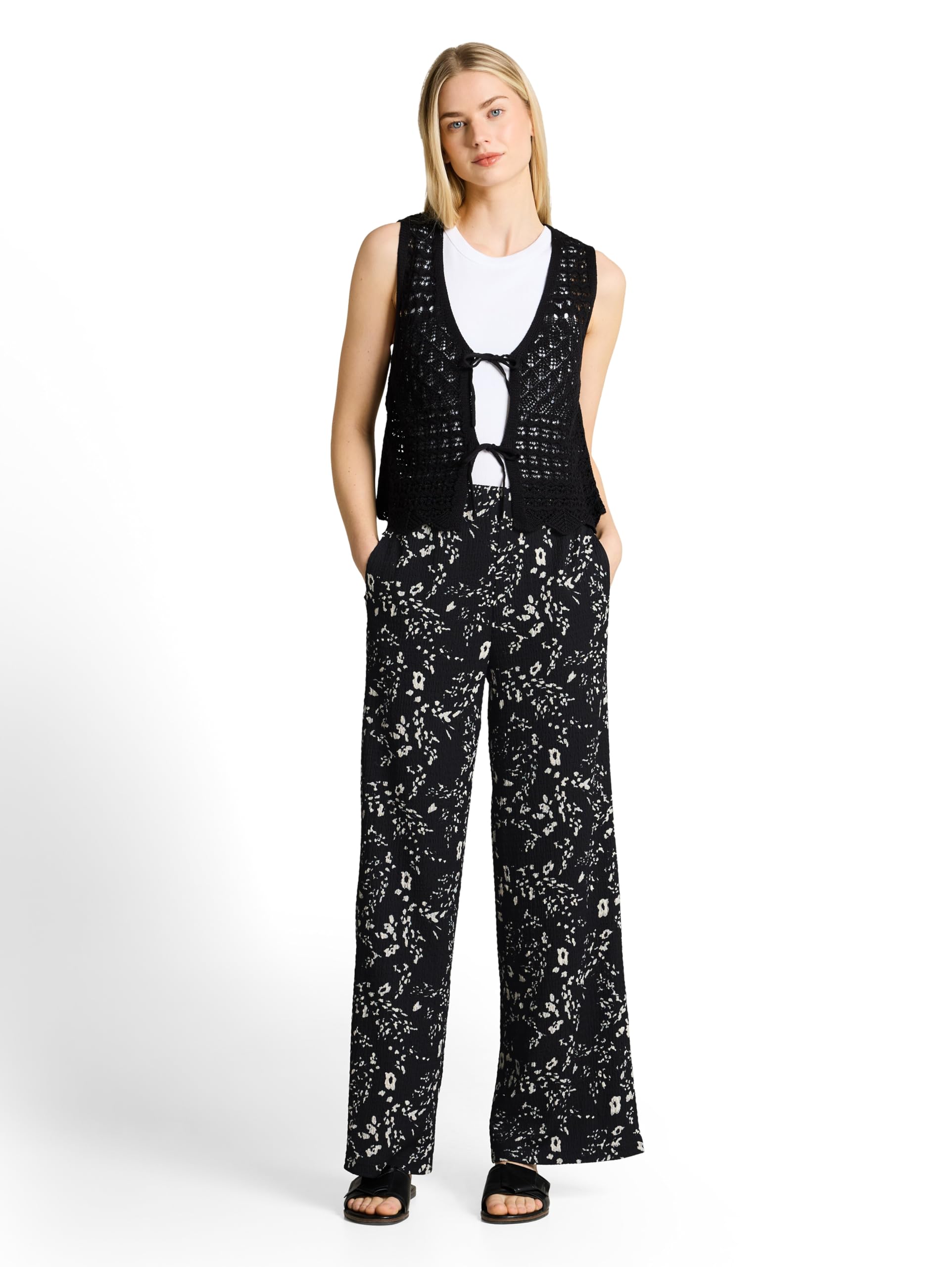 tom-tailor-denim-damen-crinkle-wide-leg-hose-1050255-lockere-crinkle-hose image 4