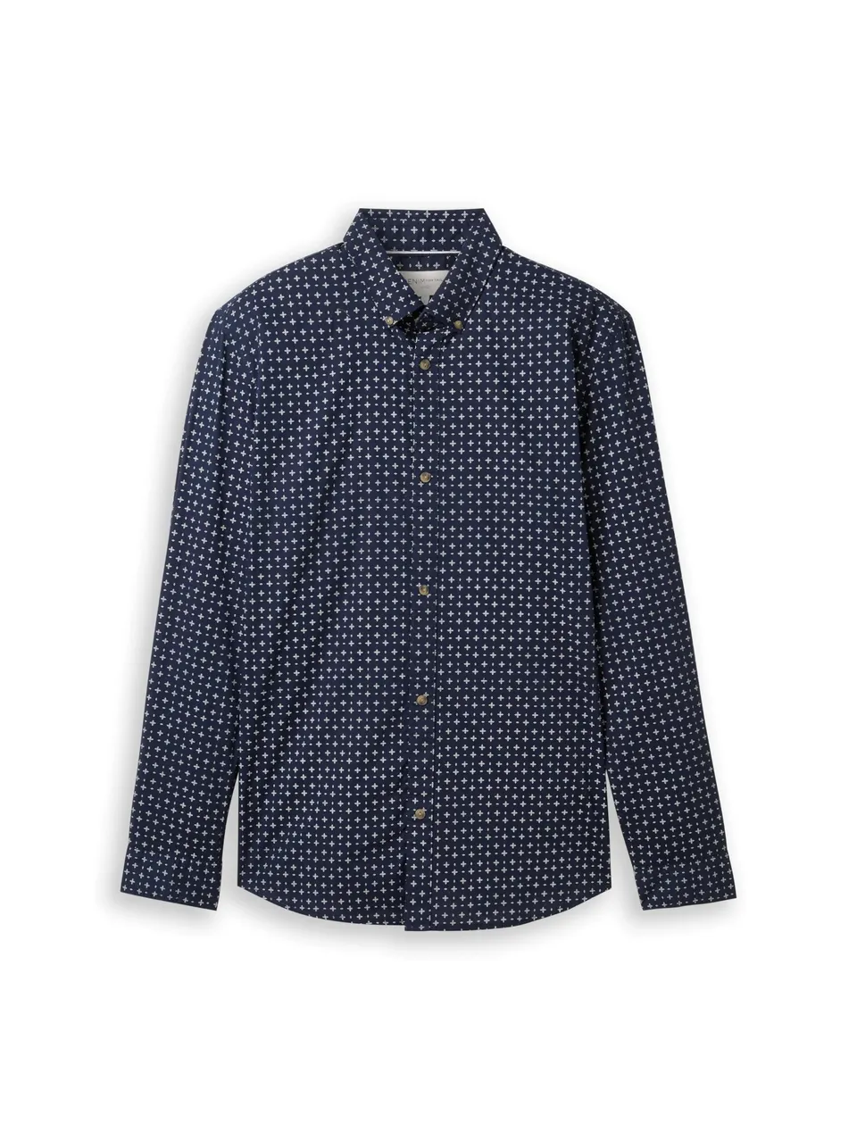 tom-tailor-denim-herren-hemd-fitted-printed-slim-fit image 1