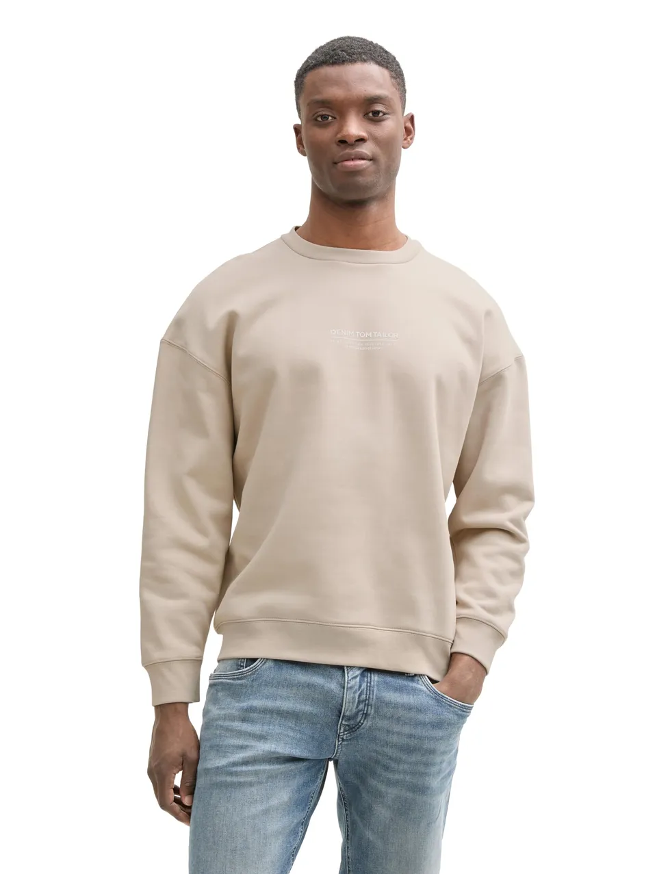 tom-tailor-denim-herren-relaxed-sweatshirt-mit-logo-print image 1