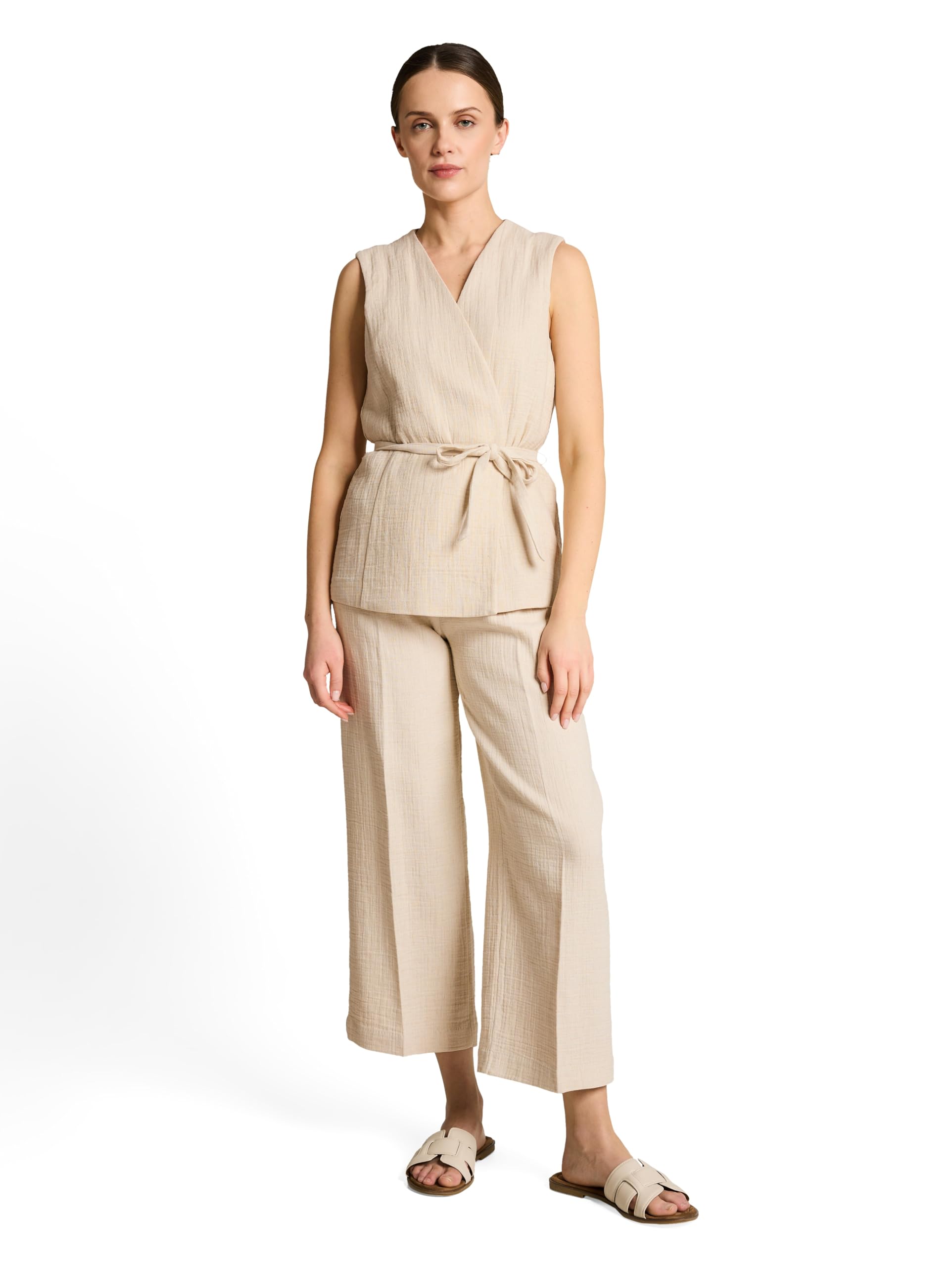 tom-tailor-damen-crinkle-blazer-weste-mit-leinenanteil-modell-1049781 image 2