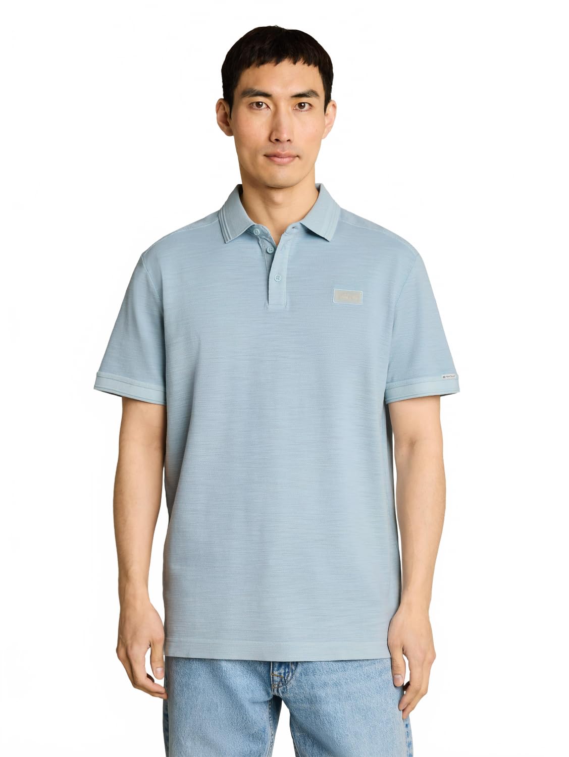 tom-tailor-1053281-herren-piqu-poloshirt-mit-logo-badge-regular-fit image 6