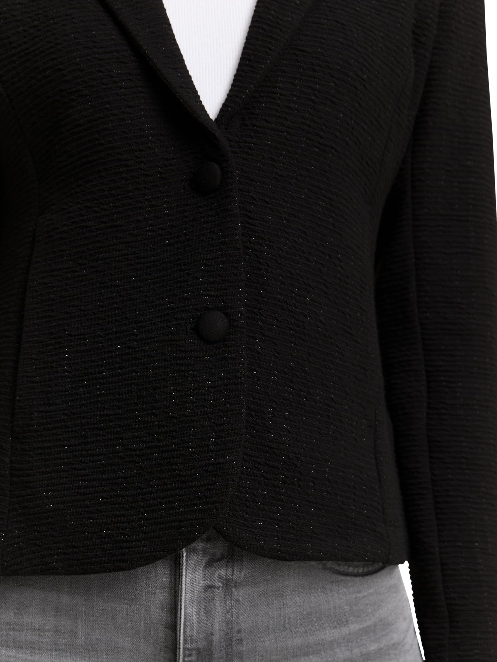 tom-tailor-damen-blazer-slim-fit-glitzer-effekt image 5