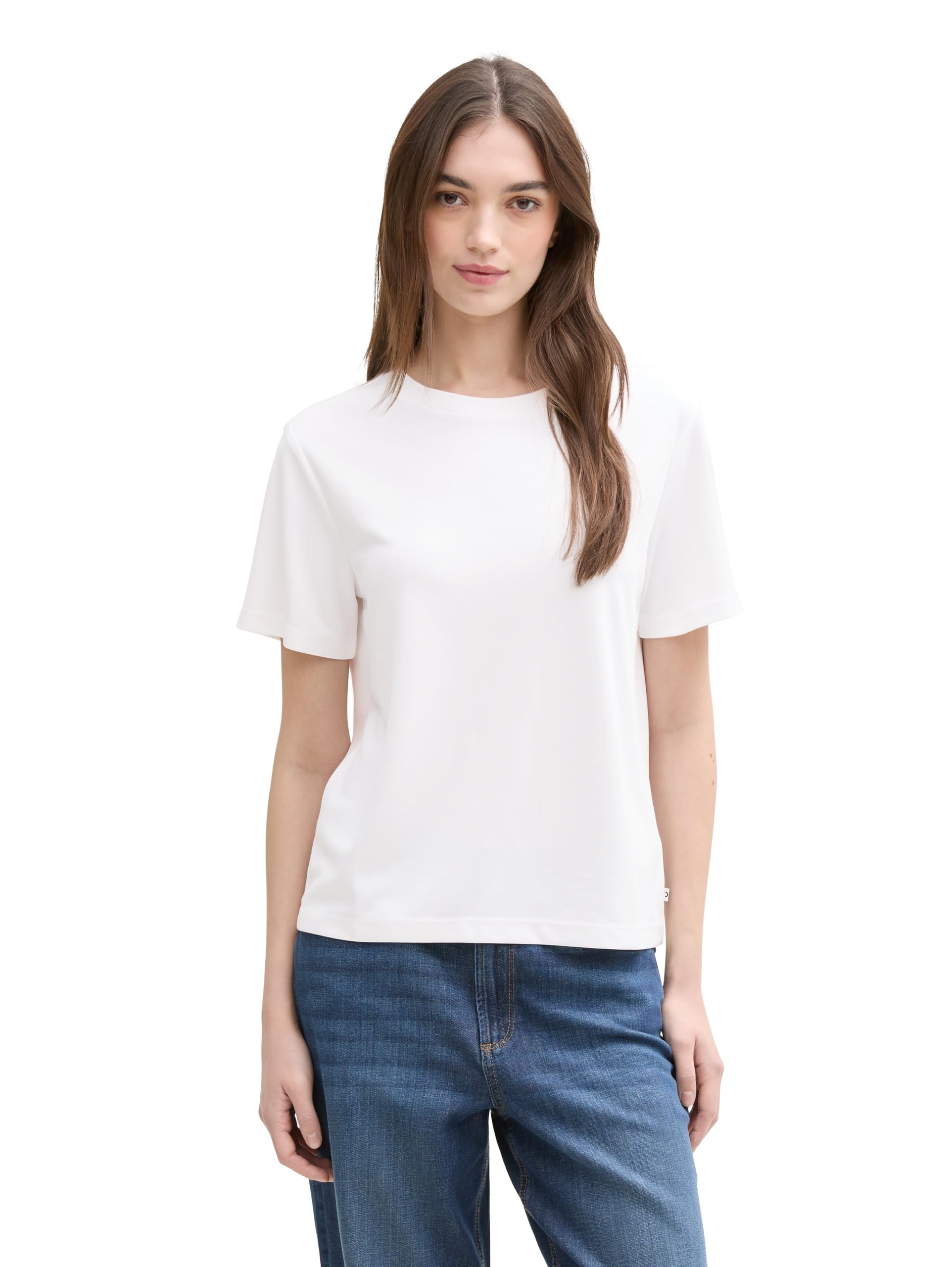 tom-tailor-denim-1041160-t-shirt-damen-1er-pack-fitted-fit image 1