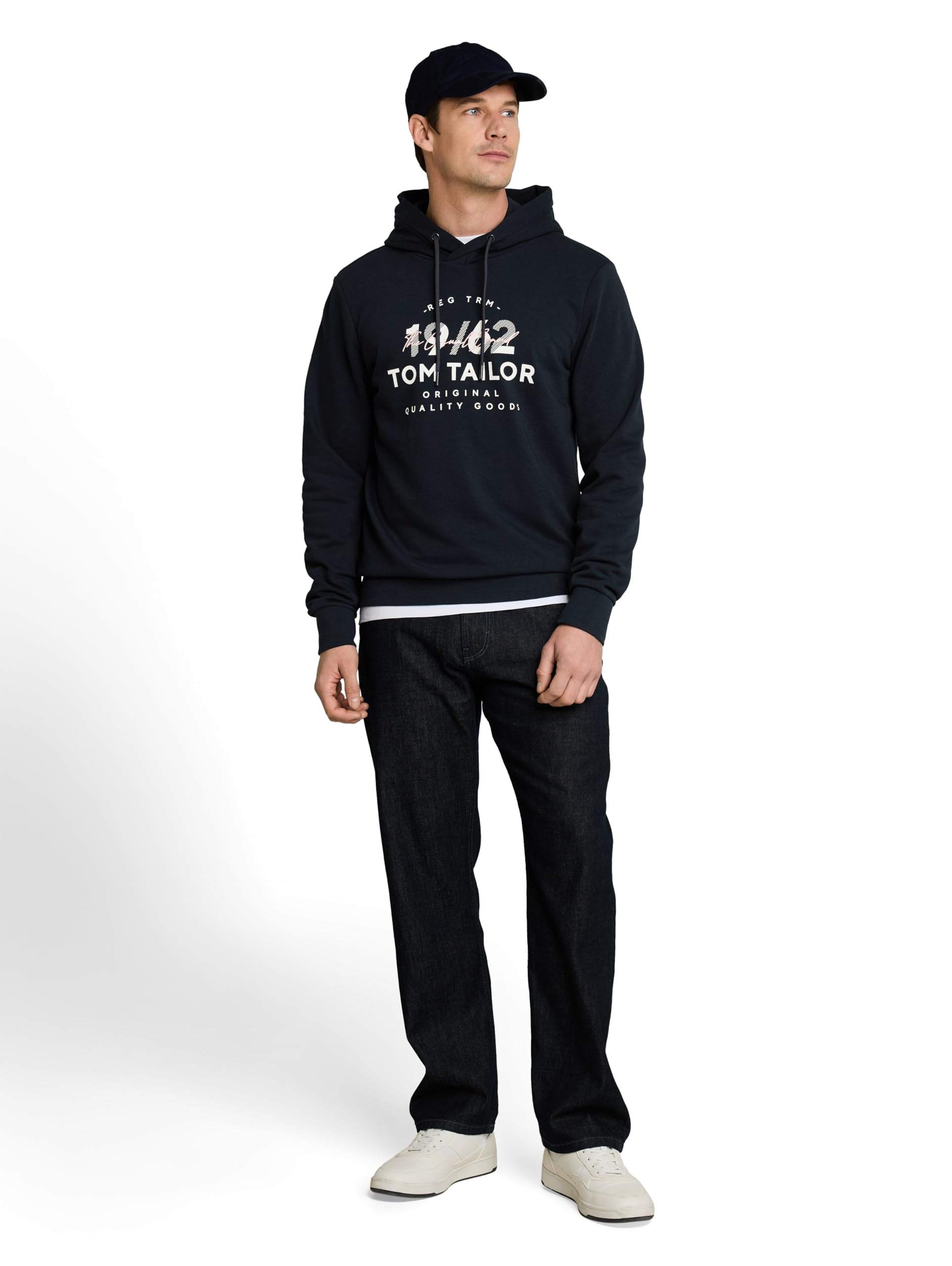 tom-tailor-herren-1050236-hoodie-sweatshirt-mit-logo-print image 2
