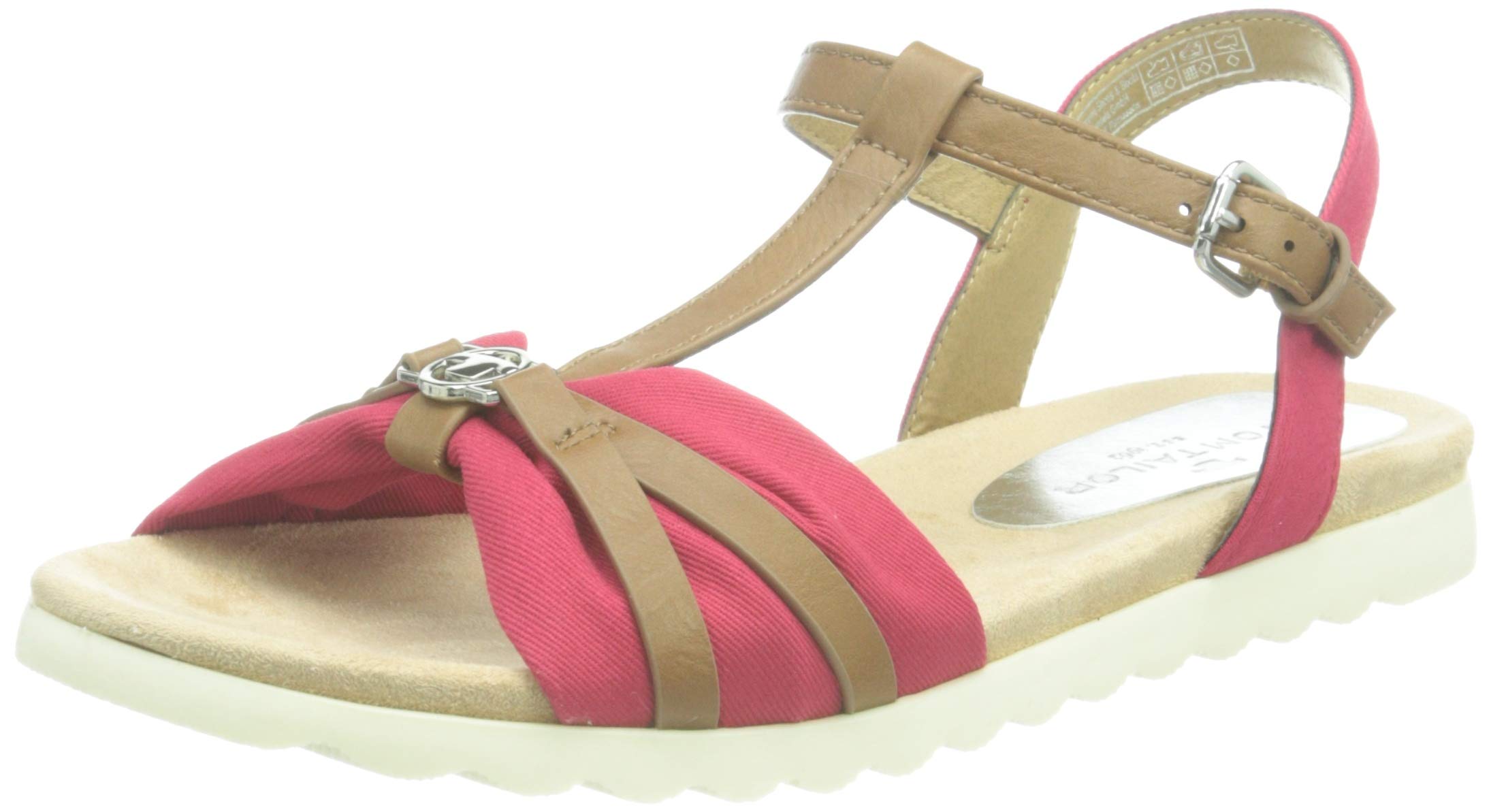tom-tailor-1194901-damen-flache-sandale-mit-kn-chelschnalle image 1
