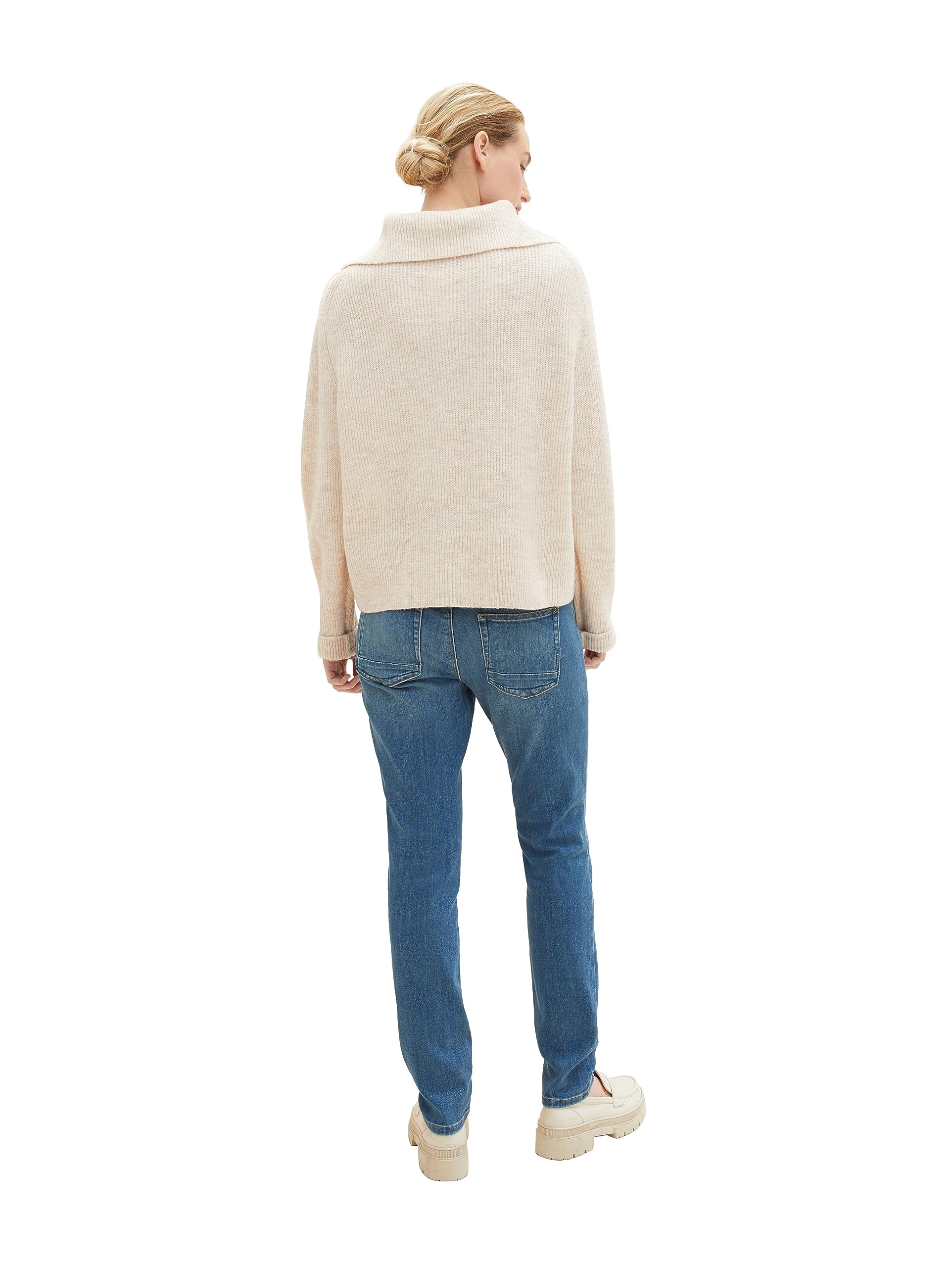tom-tailor-tapered-relaxed-jeans-damen-jeanshose-lockeres-bein image 2