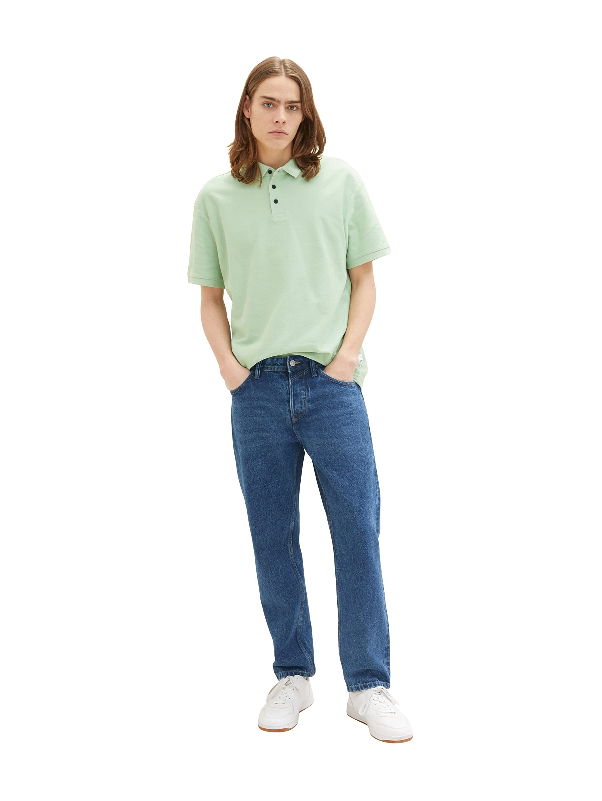 tom-tailor-denim-herren-relaxed-fit-poloshirt-l-ssiges-polo image 2