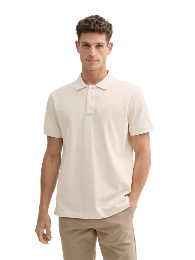 tom-tailor-herren-basic-piqu-poloshirt-mit-logo-print-2 image 1