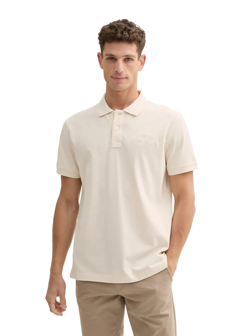 tom-tailor-herren-basic-piqu-poloshirt-mit-logo-print-2 image 1