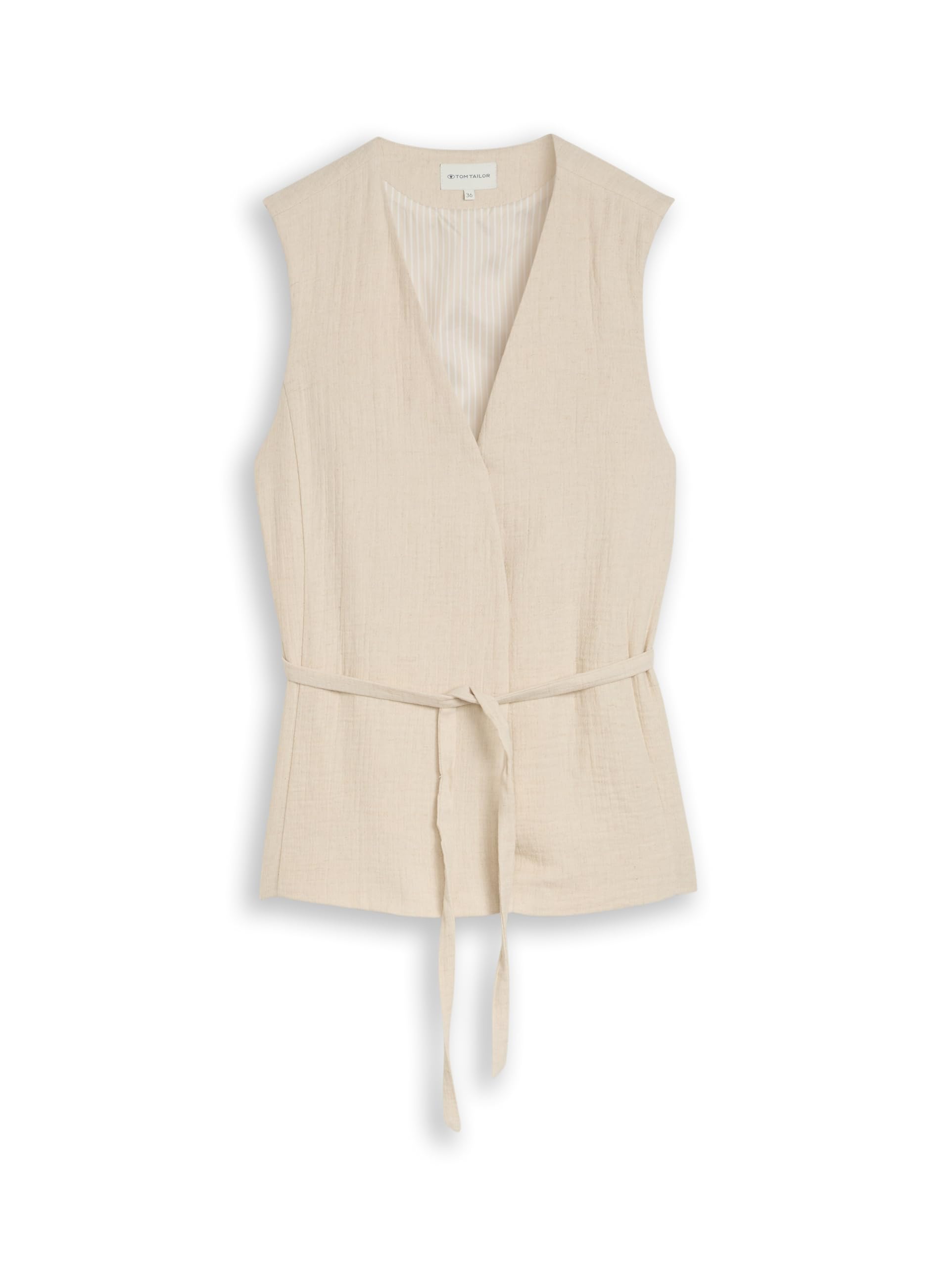 tom-tailor-damen-crinkle-blazer-weste-mit-leinenanteil-modell-1049781 image 4