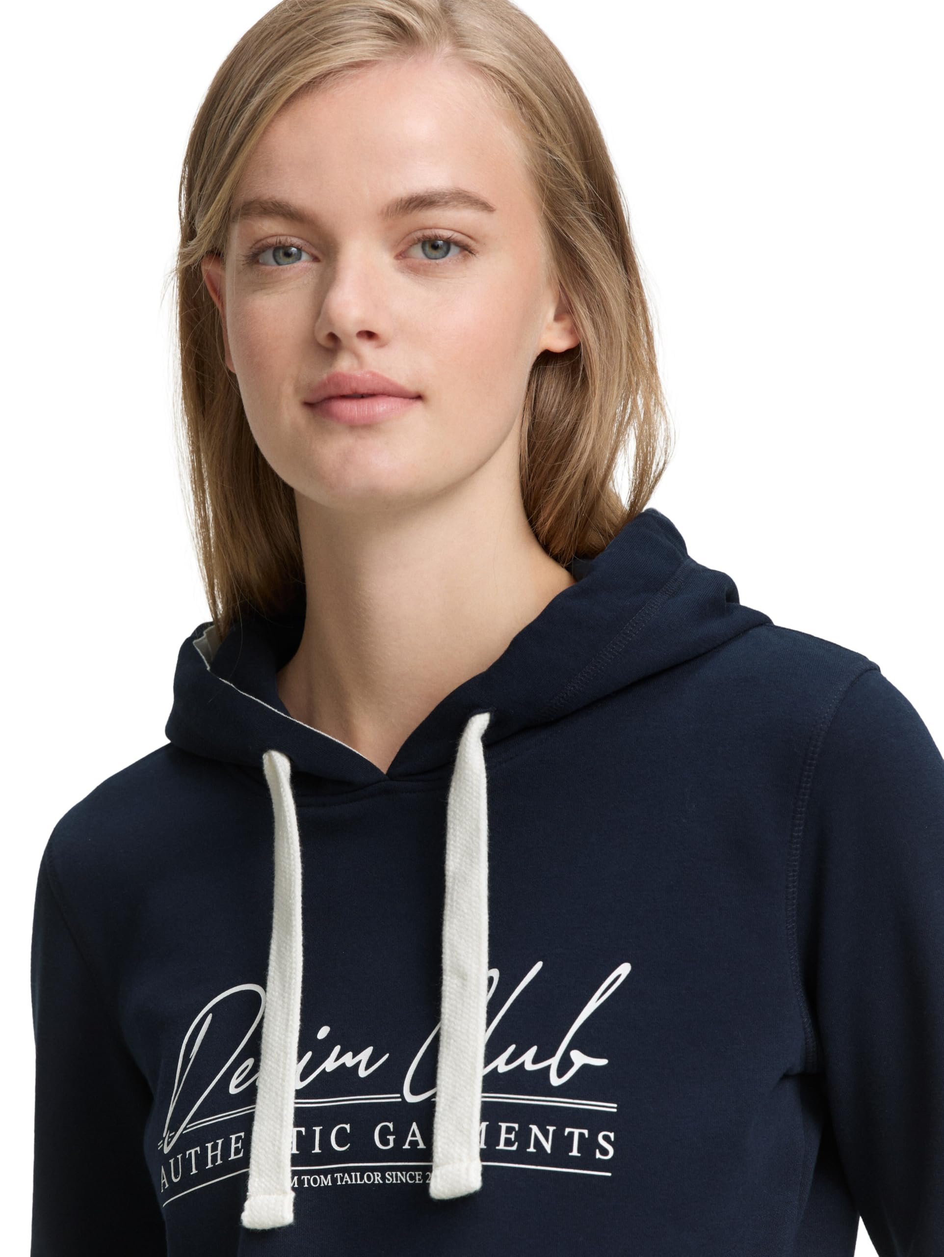 tom-tailor-denim-damen-hoodie-sweatshirt-mit-logo-print image 6