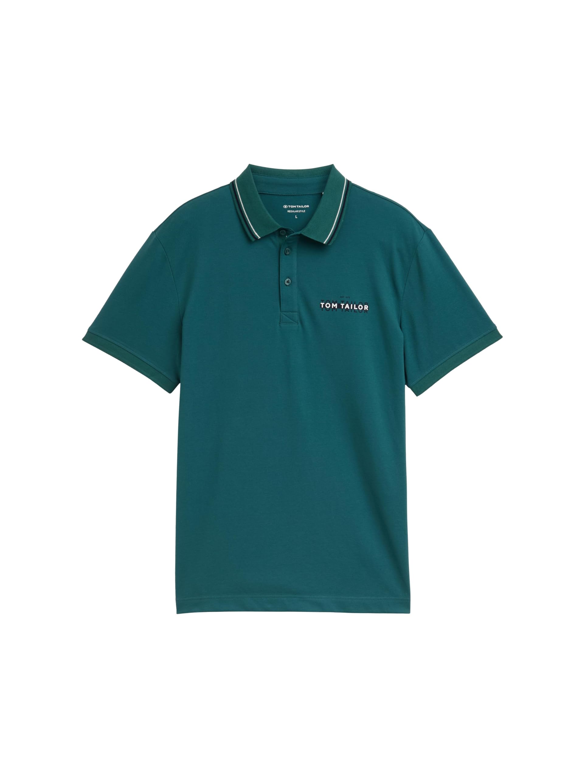tom-tailor-herren-piqu-poloshirt-1047782-mit-print image 5