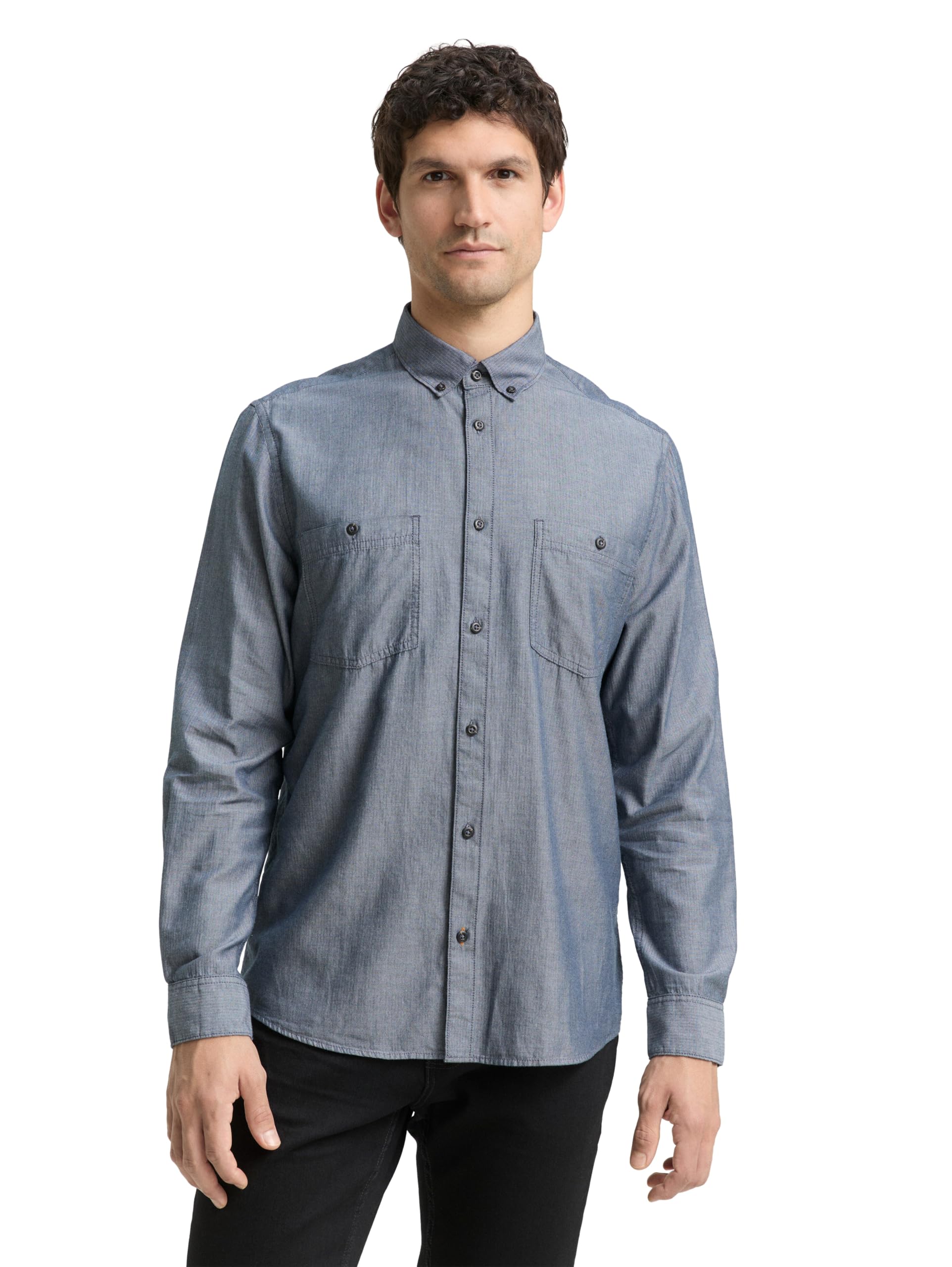 tom-tailor-1048445-herren-regular-fit-hemd-fischgr-tmuster-1er-pack image 8